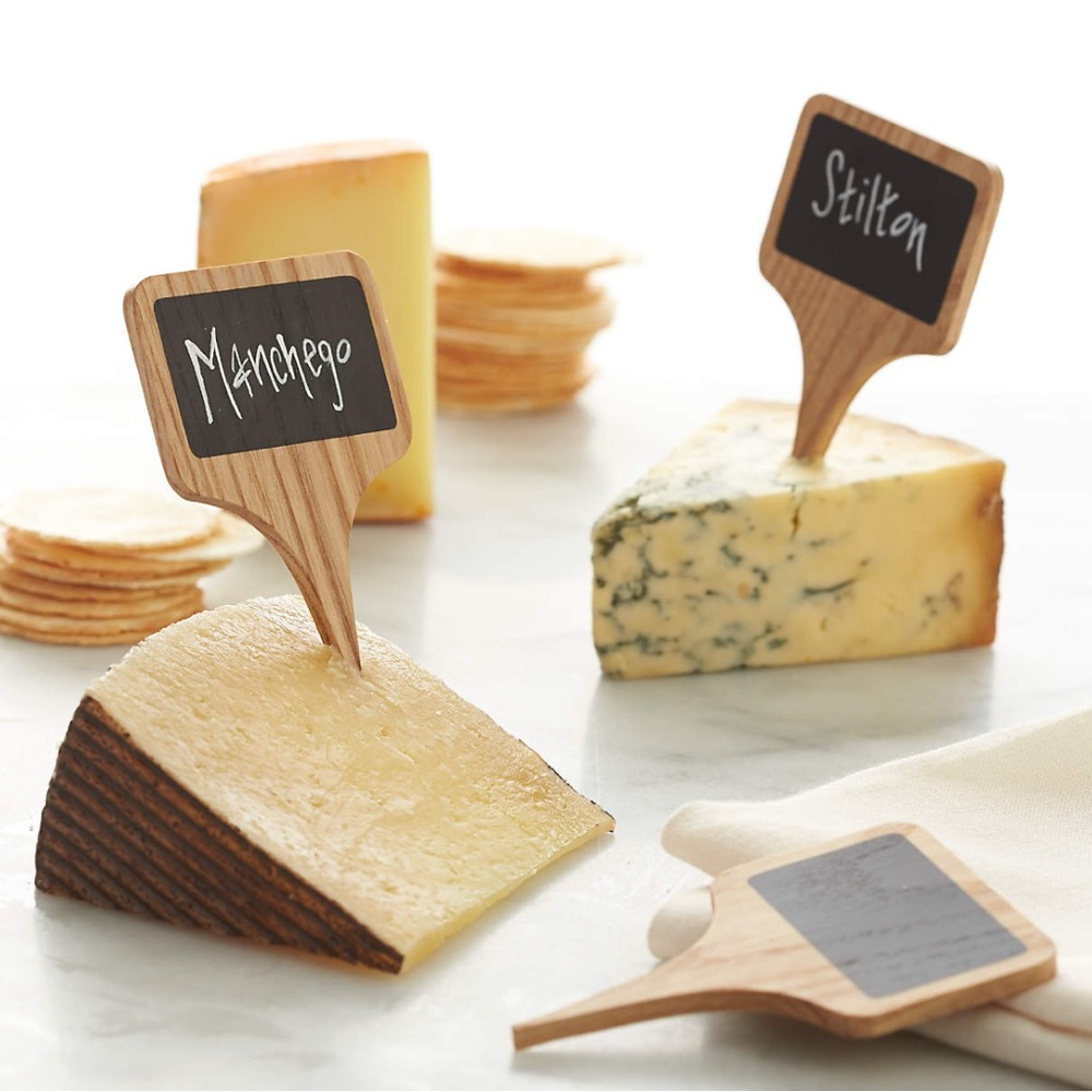 Crate&Barrel Cheese Markers with Wooden Handles